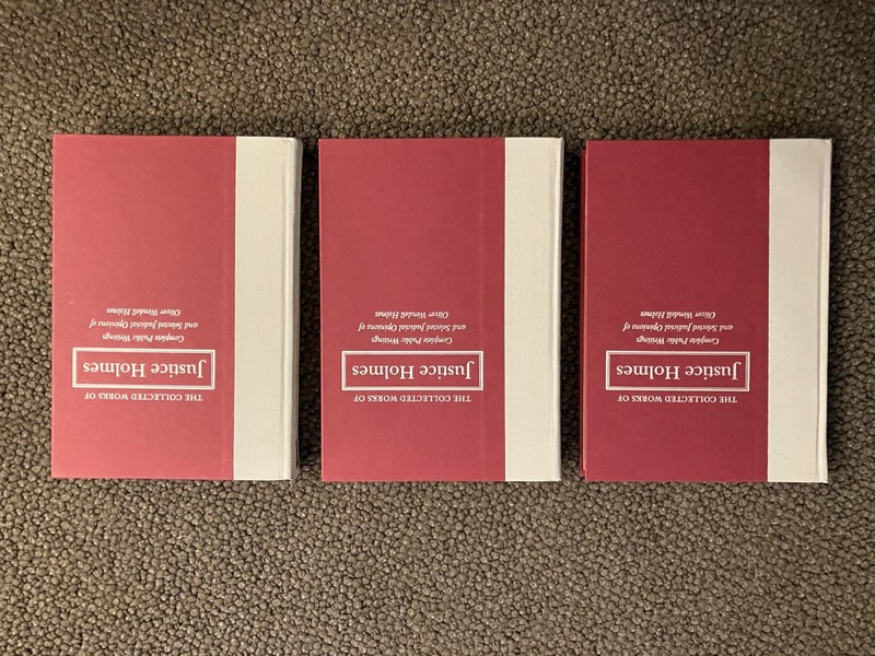 Collected Works of Justice Holmes : Complete Public Writings / GOOD gallery