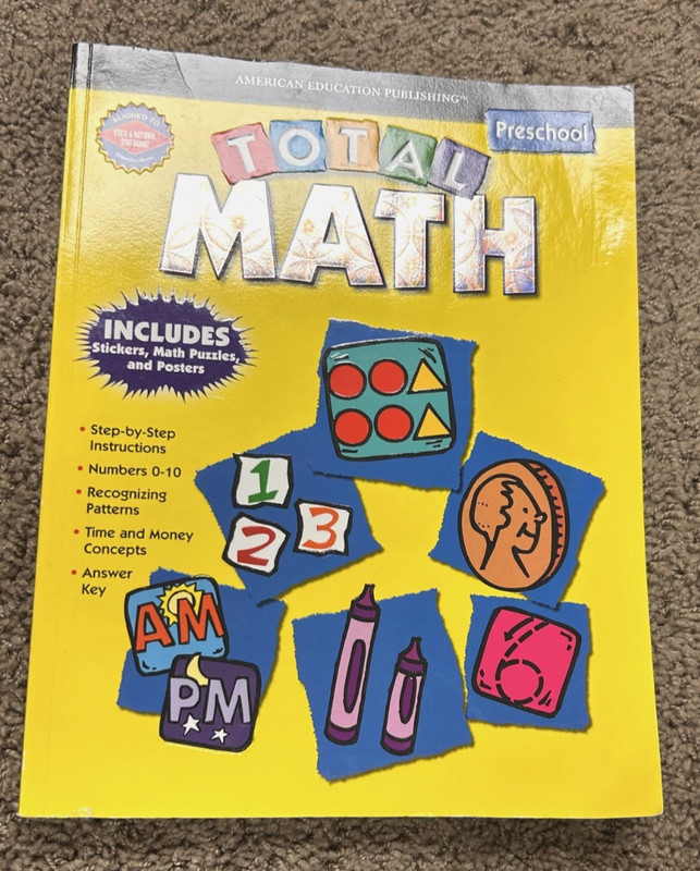 Pre-School Total Math ~ American Education Publishing ~ 2004