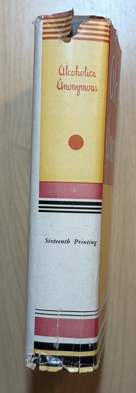 AA Book Alcoholics Anonymous 2nd Edition 1955 Hard Cover Dust Jacket 6th Print gallery