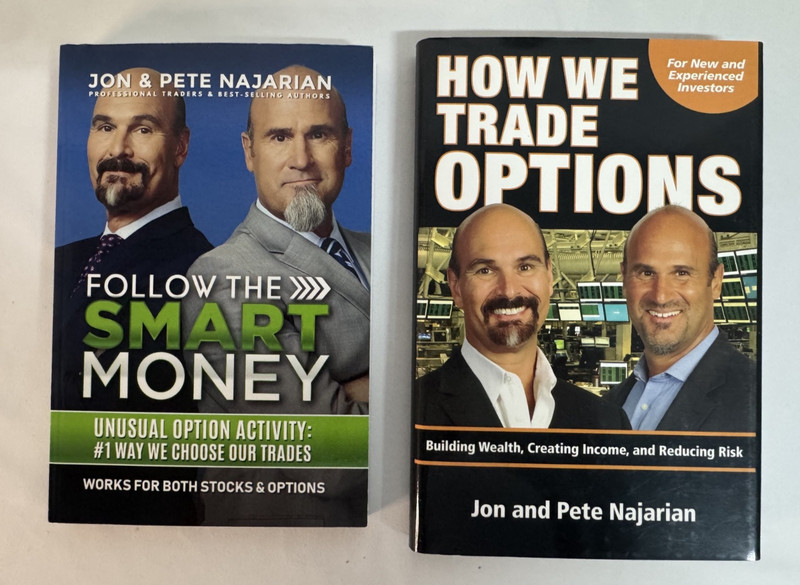 Najarian, Jon & Pete – Two Books! Trade Options & Smart Money