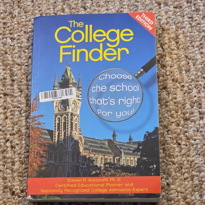 College Finder : Choosing the School That’s Right for You 2008, Trade Paperback