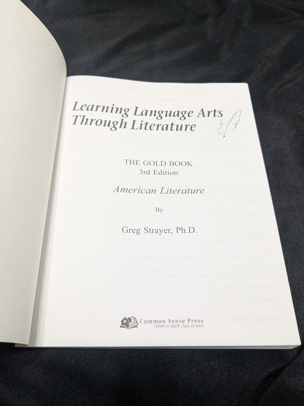 Learning Language Arts Through Literature Gold Book American Lit 3rd Ed LLATL gallery