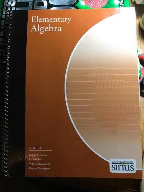 Elementary Algebra by Sirius 2006