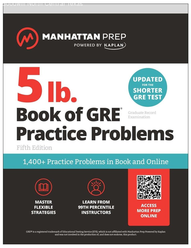 5 lb. Book of GRE Practice Problems: 1,400+ Practice Problems in Book and Onl…