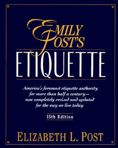 Emily Posts Etiquette (Thumb Indexed) – Hardcover By Post, Elizabeth L – GOOD