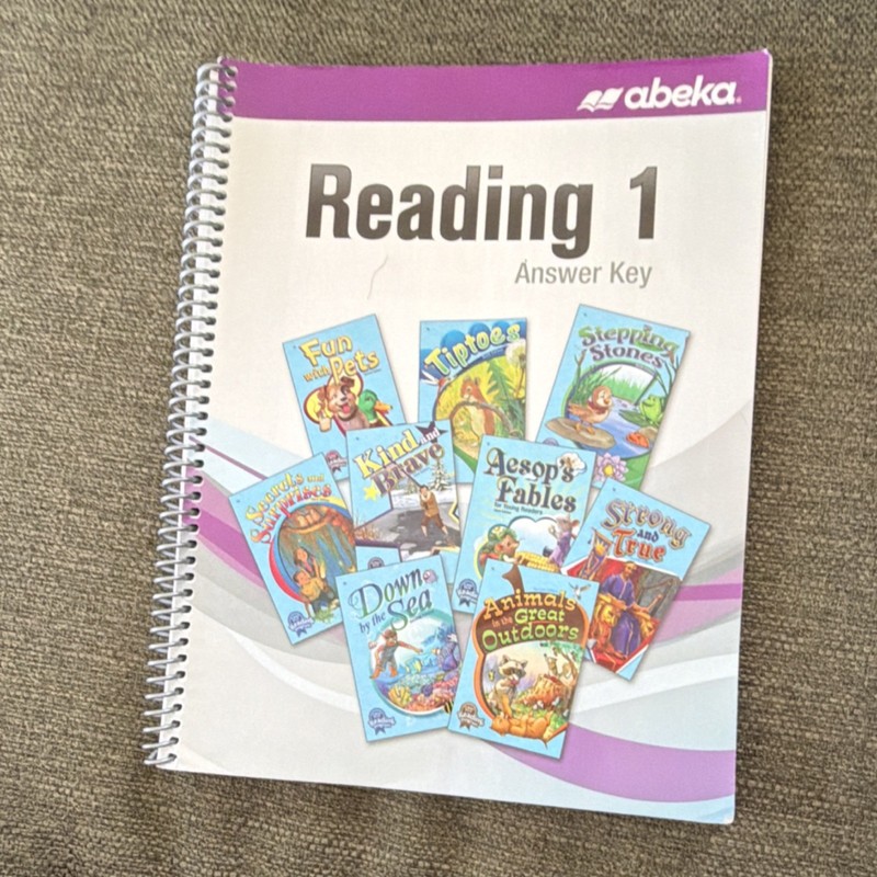 abeka Reading 1 Answer Key Ring/Wire Bound