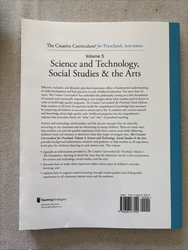 Creative Curriculum for Preschool Science & Tech & Social Studies-New 2010/2016 gallery
