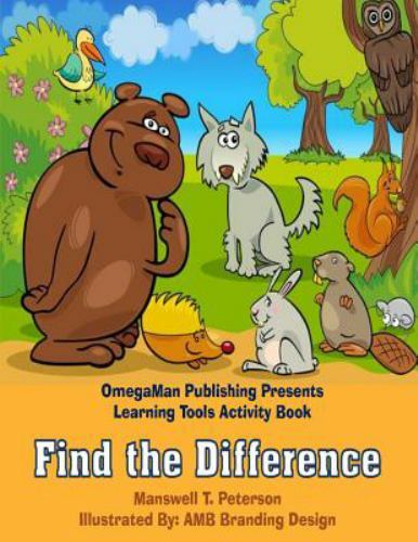 Find the Difference Activity Book by Peterson, Manswell T., Brand New, Free s…