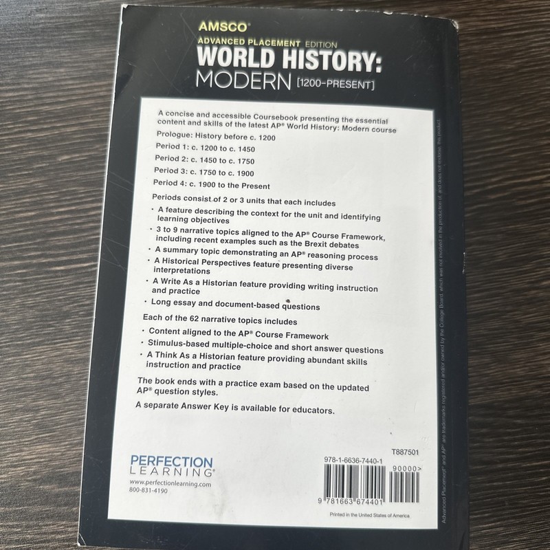 Advanced Placement Edition World History: Modern 1200- Present Paperback gallery