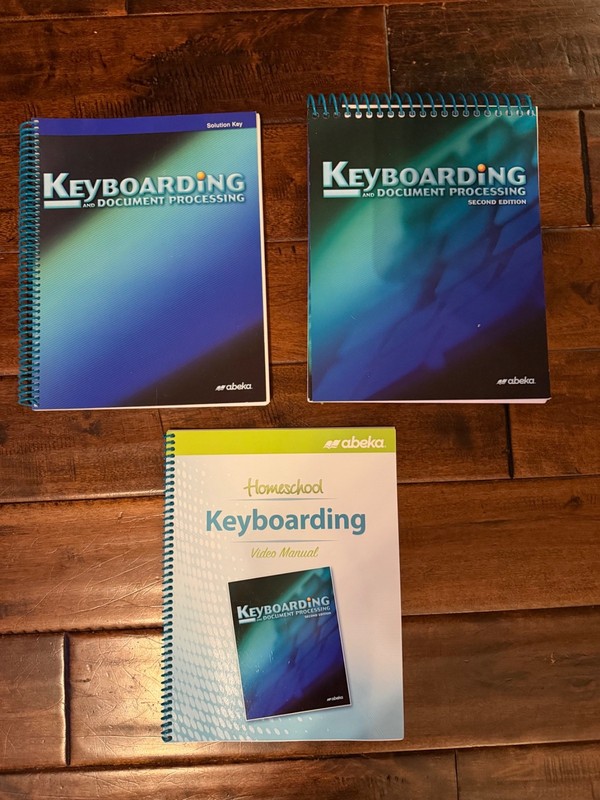 Abeka Keyboarding Books