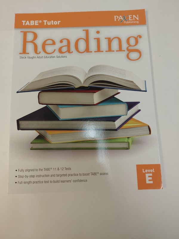 TABE Tutor Paxen Reading steck-Vaughn adult Education Solutions Level E