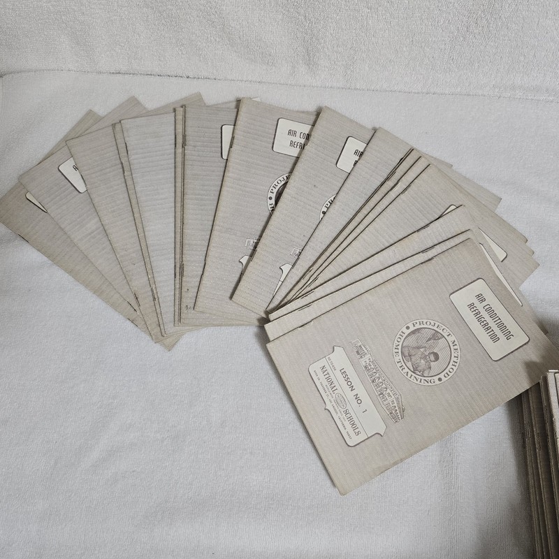 VTG National Technical Schools Air Conditioning Refrigeration HVAC Course Books gallery