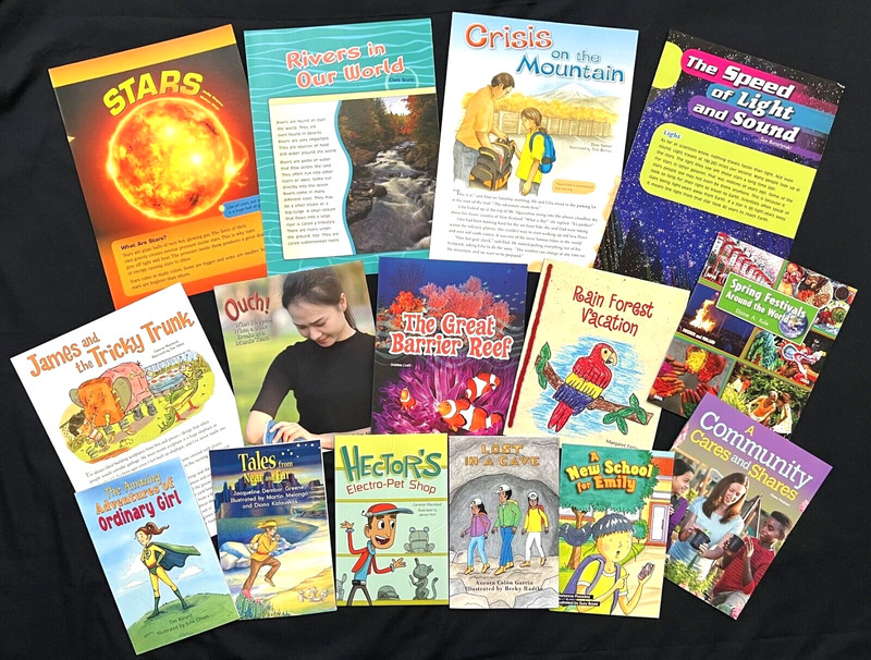 3rd – 4th Grade – RIGBY – LEVELED LIBRARY (Level P) (15 readers/folders) (2020)