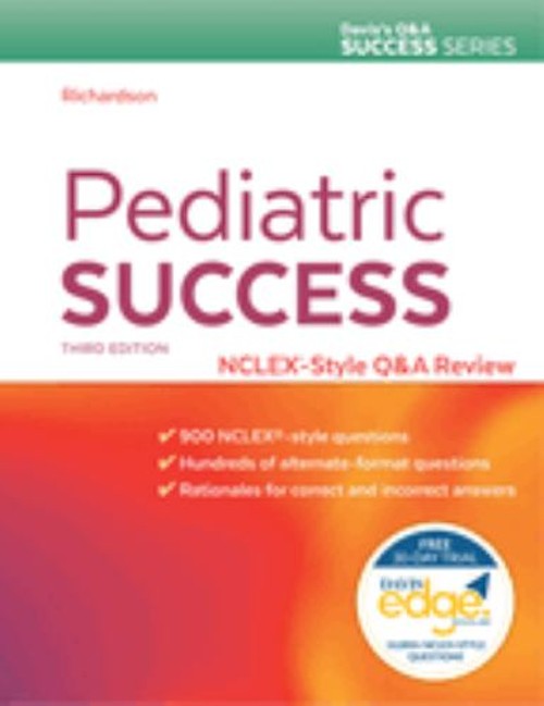 Pediatric Success : NCLEXR-Style Q&a Review Paperback Beth Richar