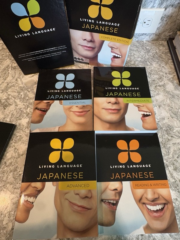 LIVING LANGUAGE JAPANESE BOX SET w/CDs gallery
