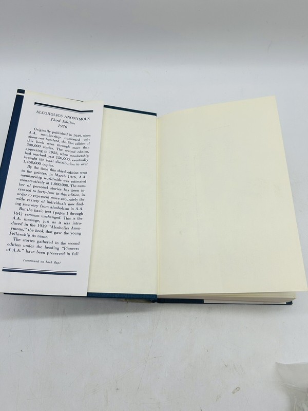 1995 Third Edition ALCOHOLICS ANONYMOUS HC 55th Printing Self Help w/Dust Jacket gallery