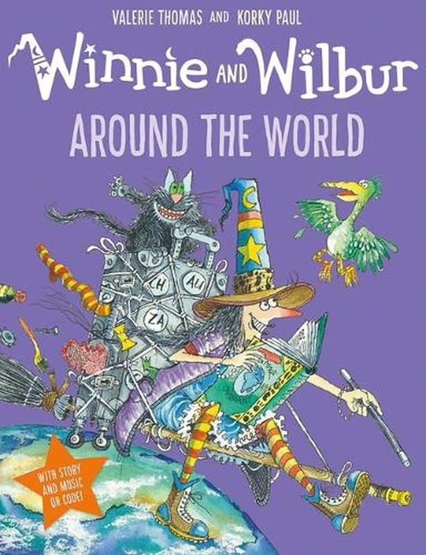 Winnie and Wilbur: Around the World by Valerie Thomas (English) Paperback Book