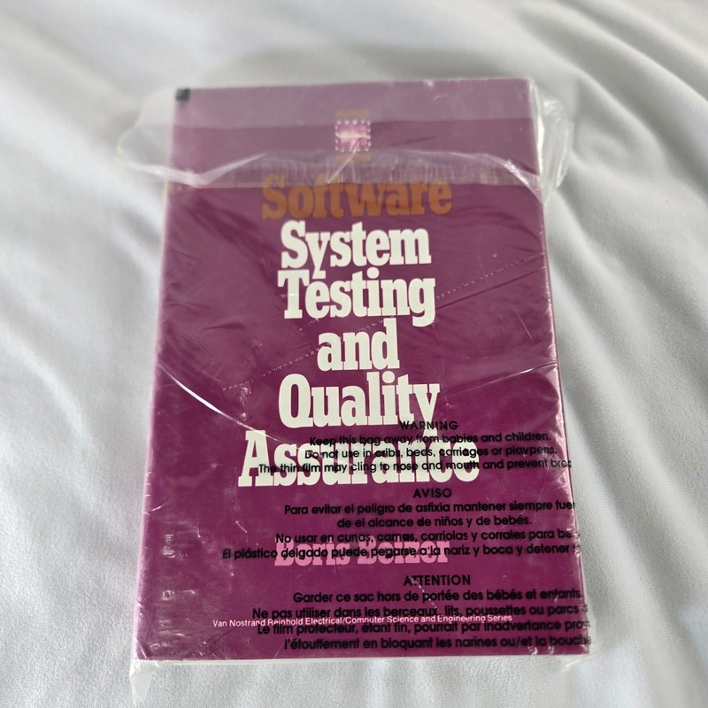 Software Testing and Quality Assurance Boris Beizer Van Nostrand Reinhold 1984
