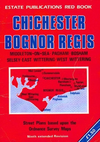 Chichester and Bognor Regis Street Atlas by Red Books Sheet map, folded Book The