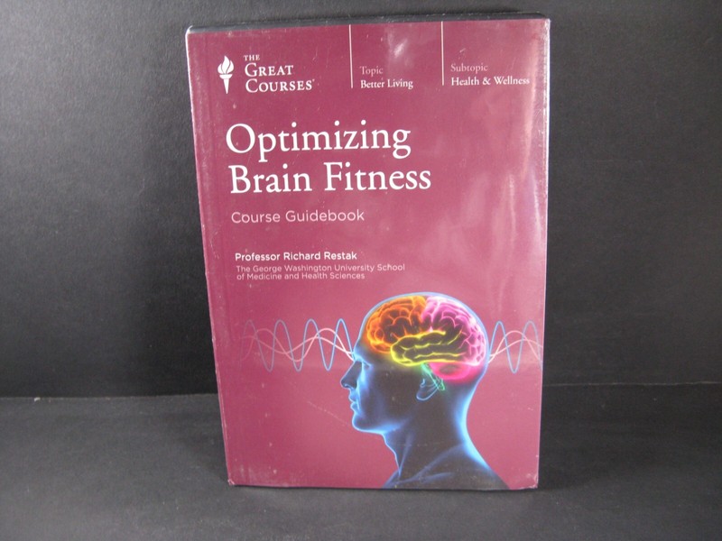 The Great Courses “Optimizing Brain Fitness” (DVDs + Guidebook) NEW / SEALED