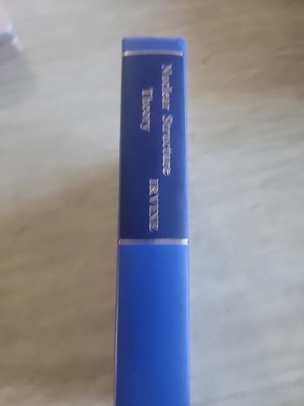 Rare! 1972 Nuclear Structure Theory by Irvine 1st Edition HCDJVG
