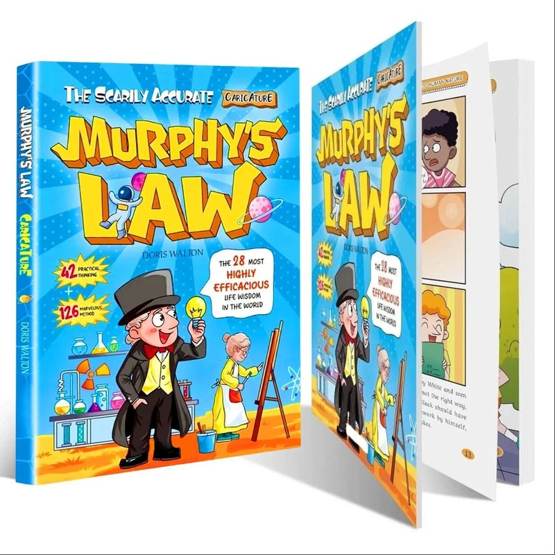 Murphy’s Law Learning Book For Kids 8-12 Years Old Builds Resilience