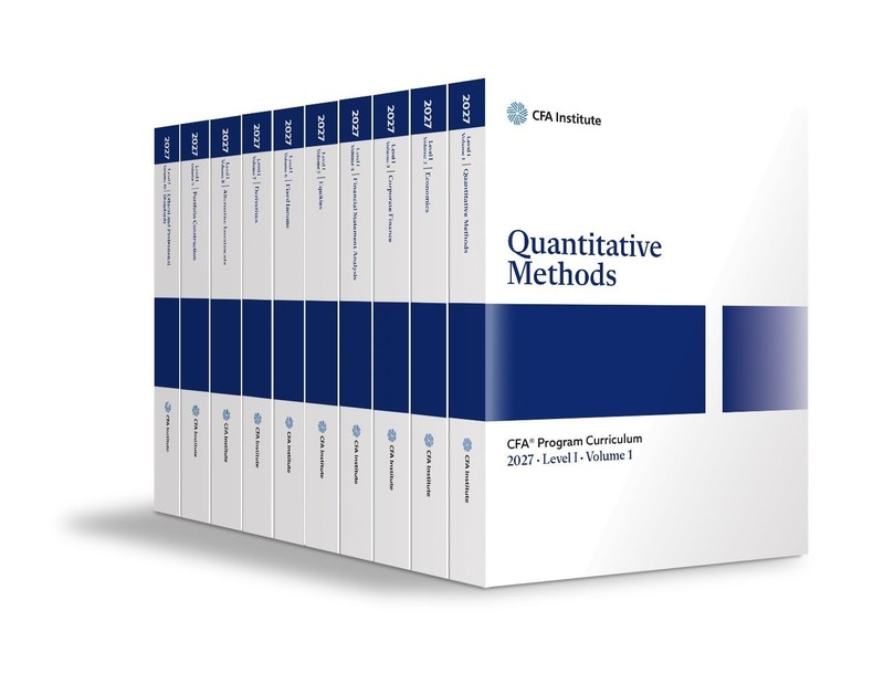 2027 CFA Program Curriculum Level 1 Box Set Volume 1-10 (Non Paper) Latest Ed. gallery