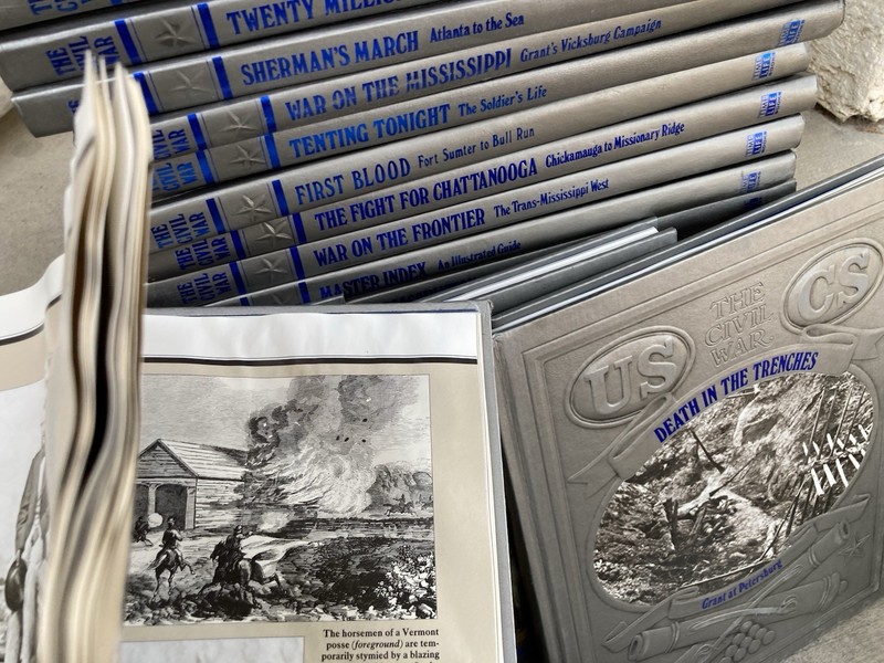 Time-Life THE CIVIL WAR Series Set Of 22 Vol HB Faux Leather Master Index