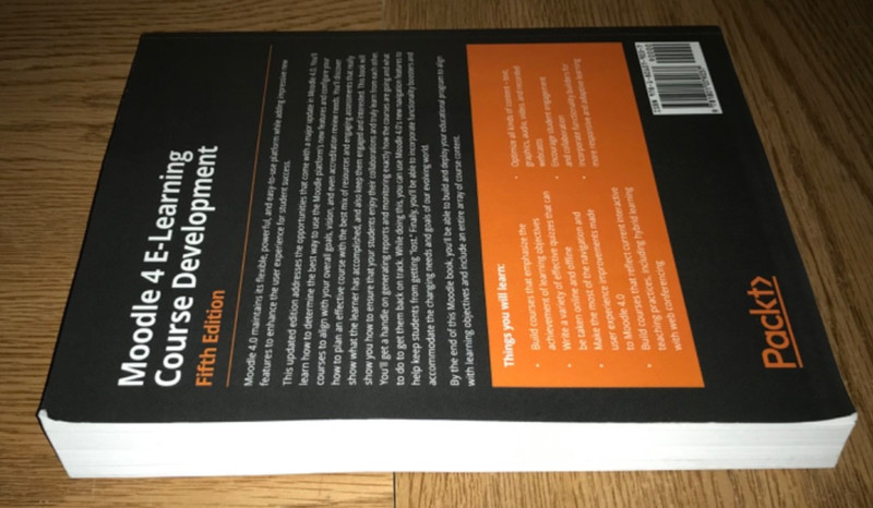 MOODLE 4 E-LEARNING COURSE DEVELOPMENT BOOK FIFTH 5th EDITION TEXTBOOK 4.0 NASH gallery