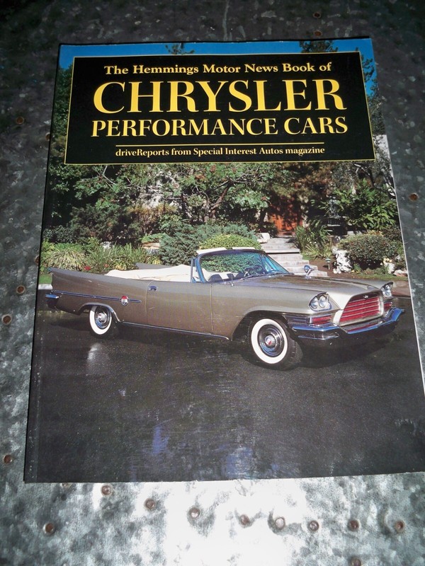 The Hemmings Motor News Book Of Chrysler Performance Cars 124 Pages PB NEW