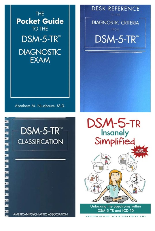 DSM 5 TR ComboSet Desk Reference + Classification + Simplified + Pocket Guide FS