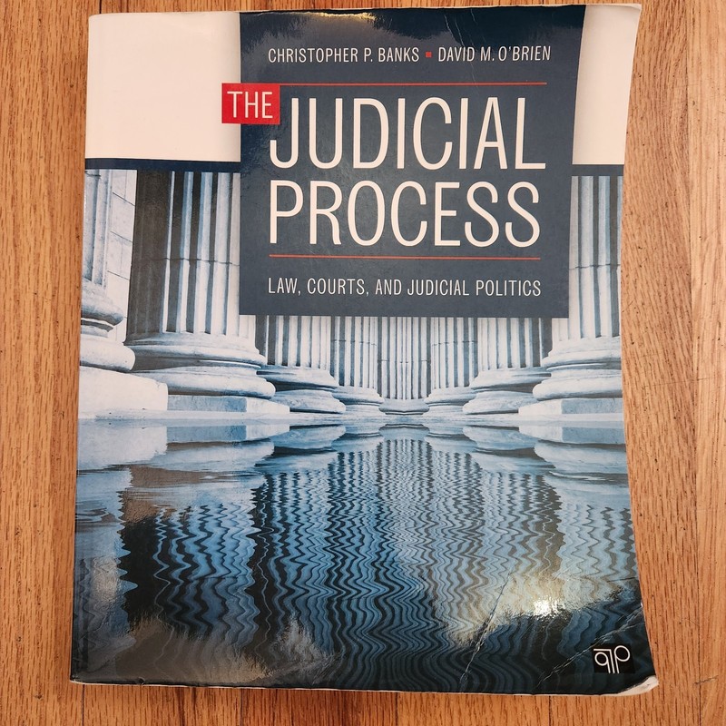 The Judicial Process: Law, Courts, and Judicial Politics by Banks & O’Brien