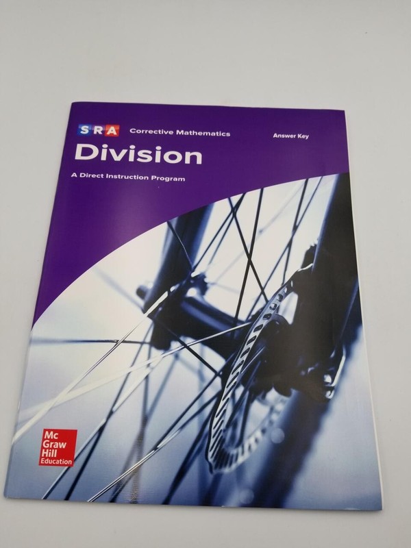 Division: A Direct Instruction Program, Answer Key (SRA Correc…