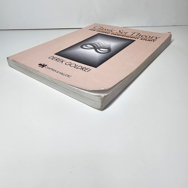 Classic Set Theory : For Guided Independent Study Goldrei Paperback Chapman/Hall gallery