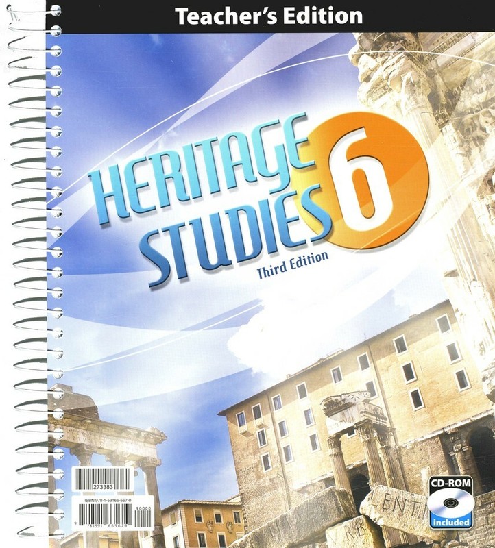 BJU Press Heritage Studies 6 Teacher’s Edition with CD Third Edition – 6th Grade