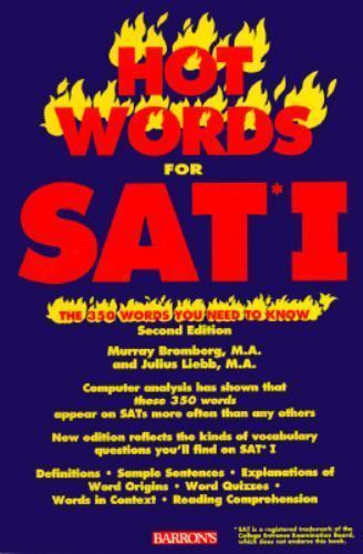 Hot Words for Sat I: The 350 Words You Need to – paperback, 0812017315, Bromberg