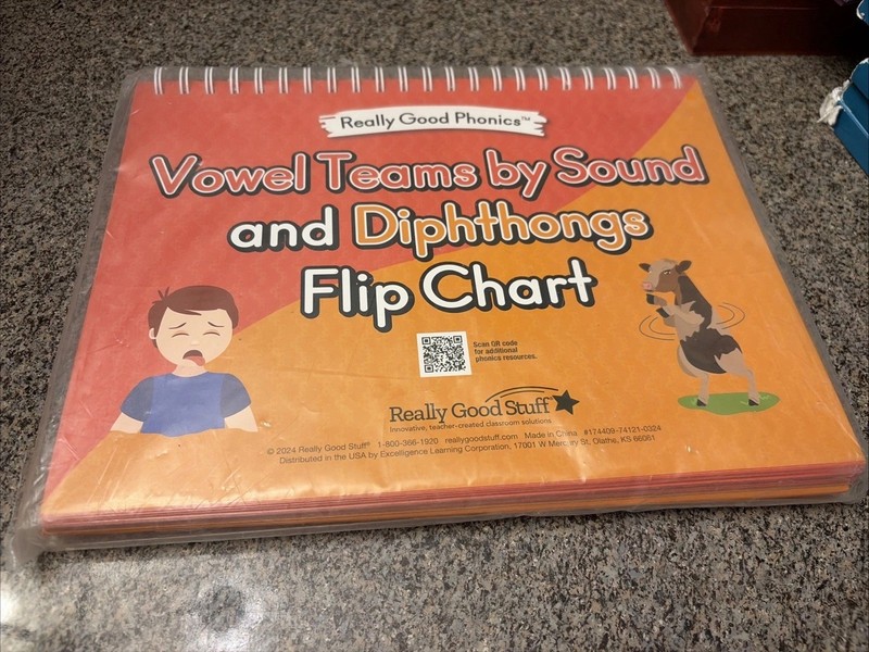 Really Good Phonics Vowel Teams by Sound & Diphthongs Flip Chart