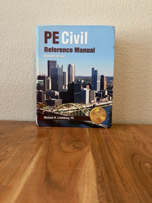 PPI PE Civil Reference Manual, 16th Ed. by Michael R. Lindeburg(2018, Hardcover)