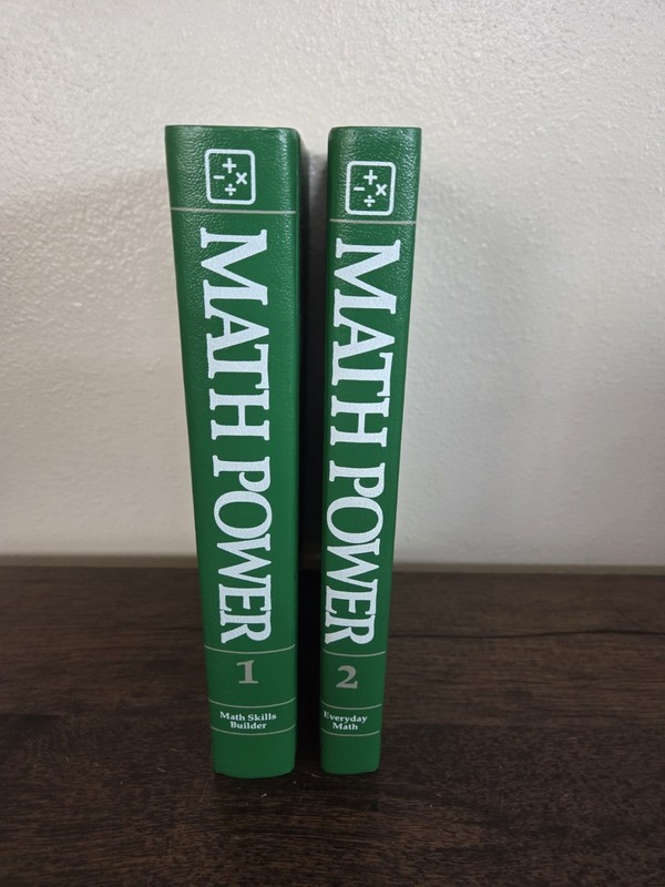 The World Book of Math Power Volume 1 and 2 – Hardcovers – 1983 – 2 Volume Set