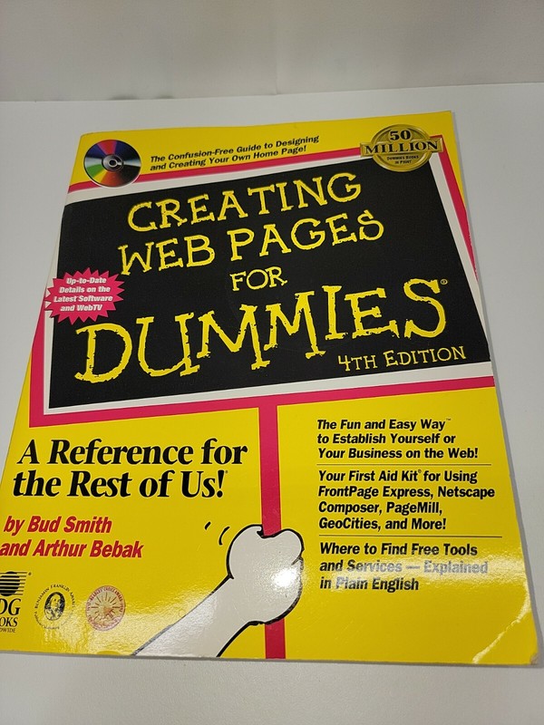 For Dummies Ser.: Creating Web Pages for Dummies by Bud E. Smith (1996, Trade…