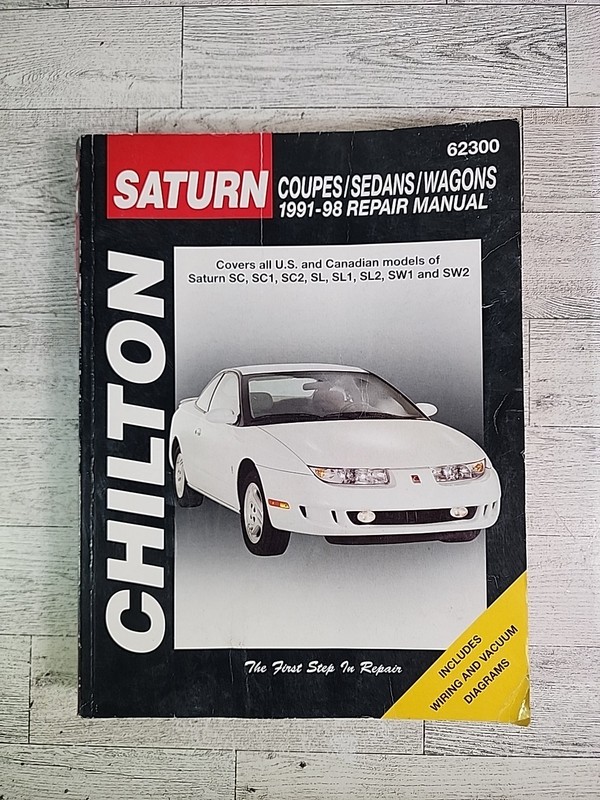Saturn S-Series Coupes/Sedans/Wagons 1991-1998 Repair Manual Haynes Shop Book