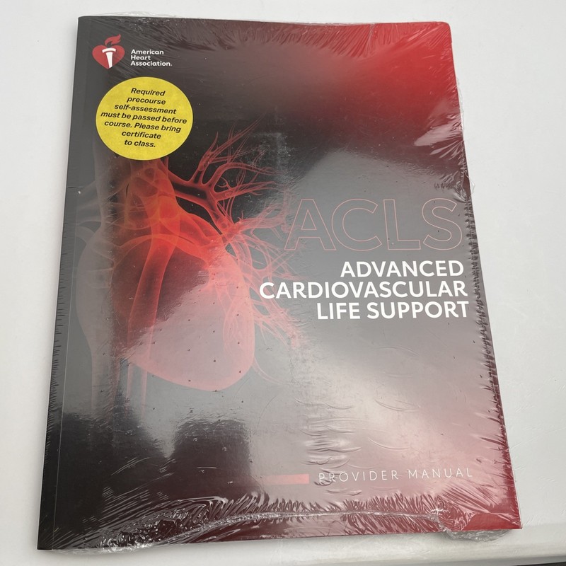 ACLS Advanced Cardiovascular Life Support (2020, Paperback, Provider Manual)