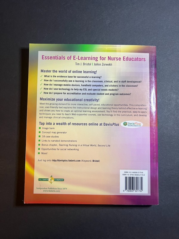 Essentials of E-learning for Nurse Educators Book by Tim Bristol & JoAnn Zerwekh gallery