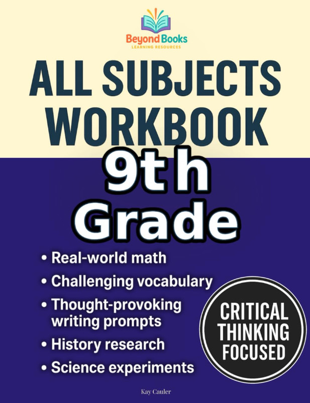 9Th Grade All Subjects Workbook: High School Curriculum Workbook, Paperback, NEW gallery