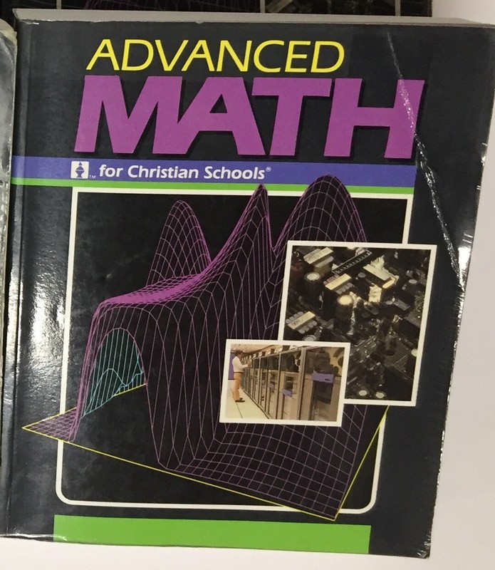 BJU Press Advanced MATH for Christian Schools Textbook Homeschooling Mathematics