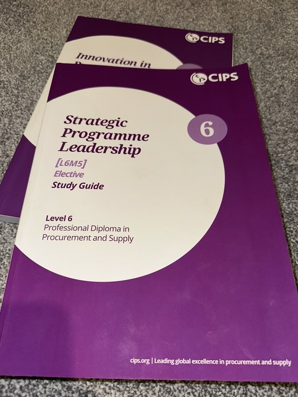 CIPS Level 6 Textbook L6M5 Strategic Programme Leadership VGC
