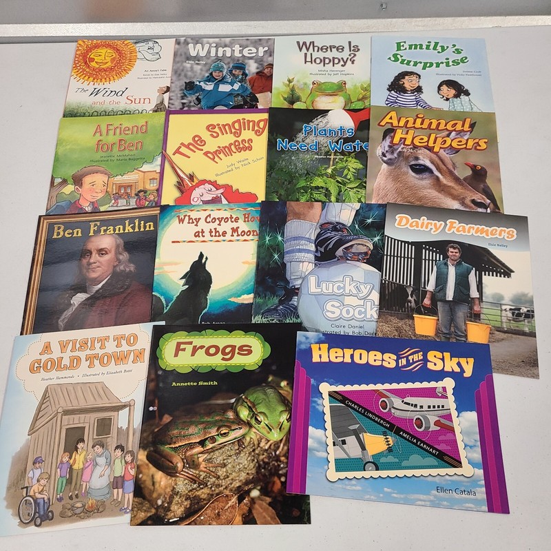 Grade 2 Rigby, Level K – Lot of 15 – Leveled Readers Guided Reading Books HMH ~