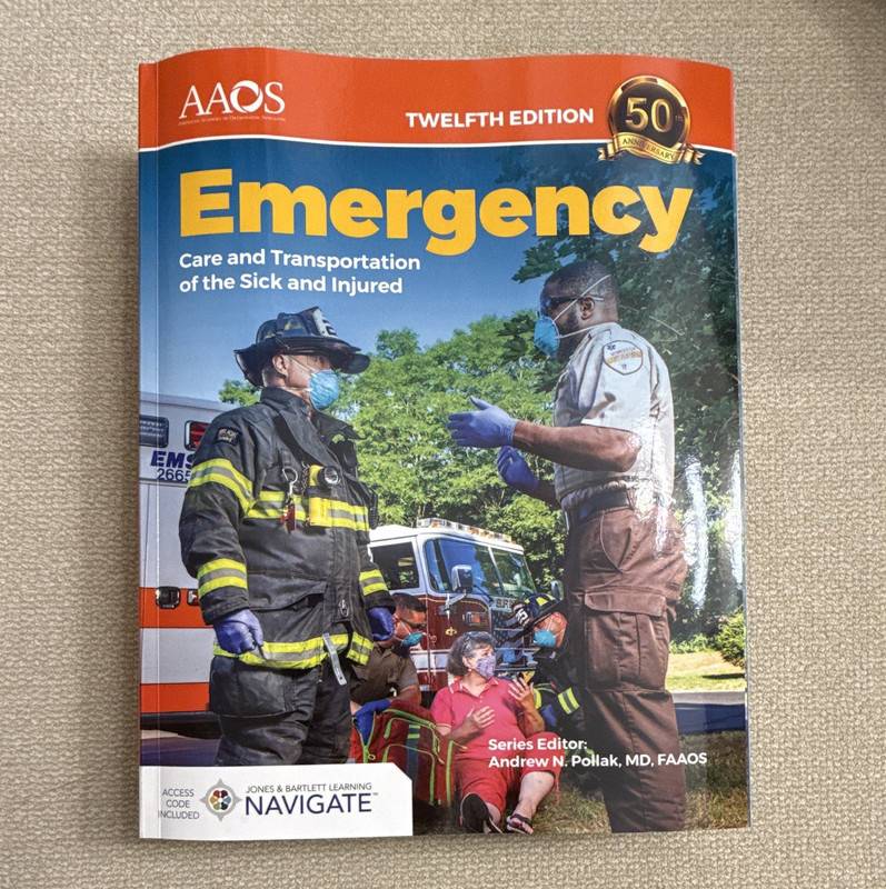 AAOS Emergency Care & Transportation of the Sick and Injured 12th Ed PB