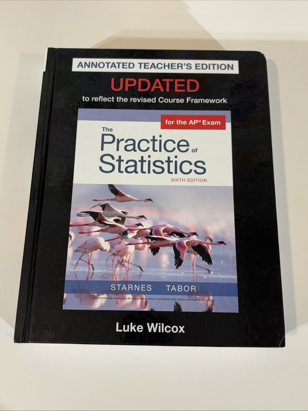UPDATED Version The Practice of Statistics 6th Annotated Teachers Edition Book