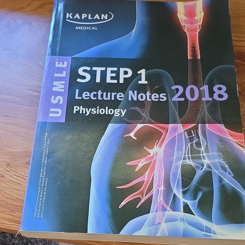Kaplan Medical USMLE Step 1 Lecture Notes 2018 Physiology Study Guide Book